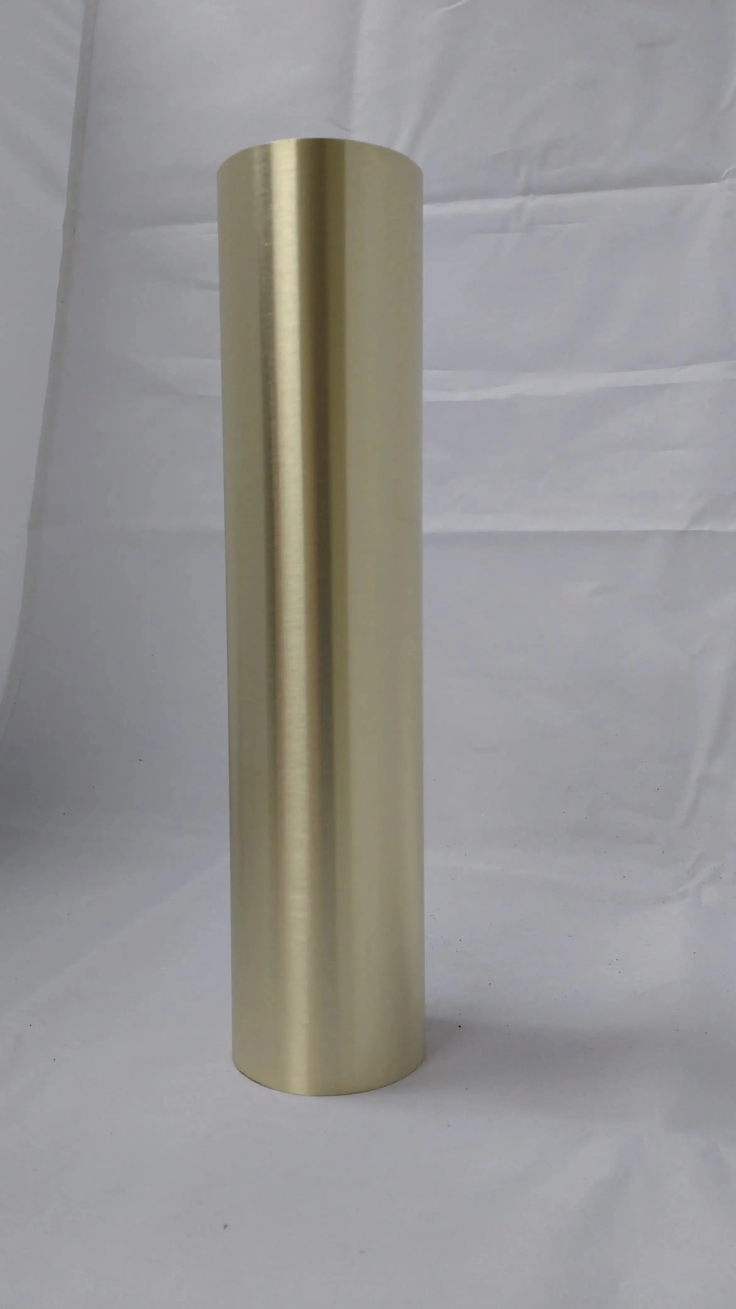 6 Foot Long Bar Foot Rail Kit in Polished Brass