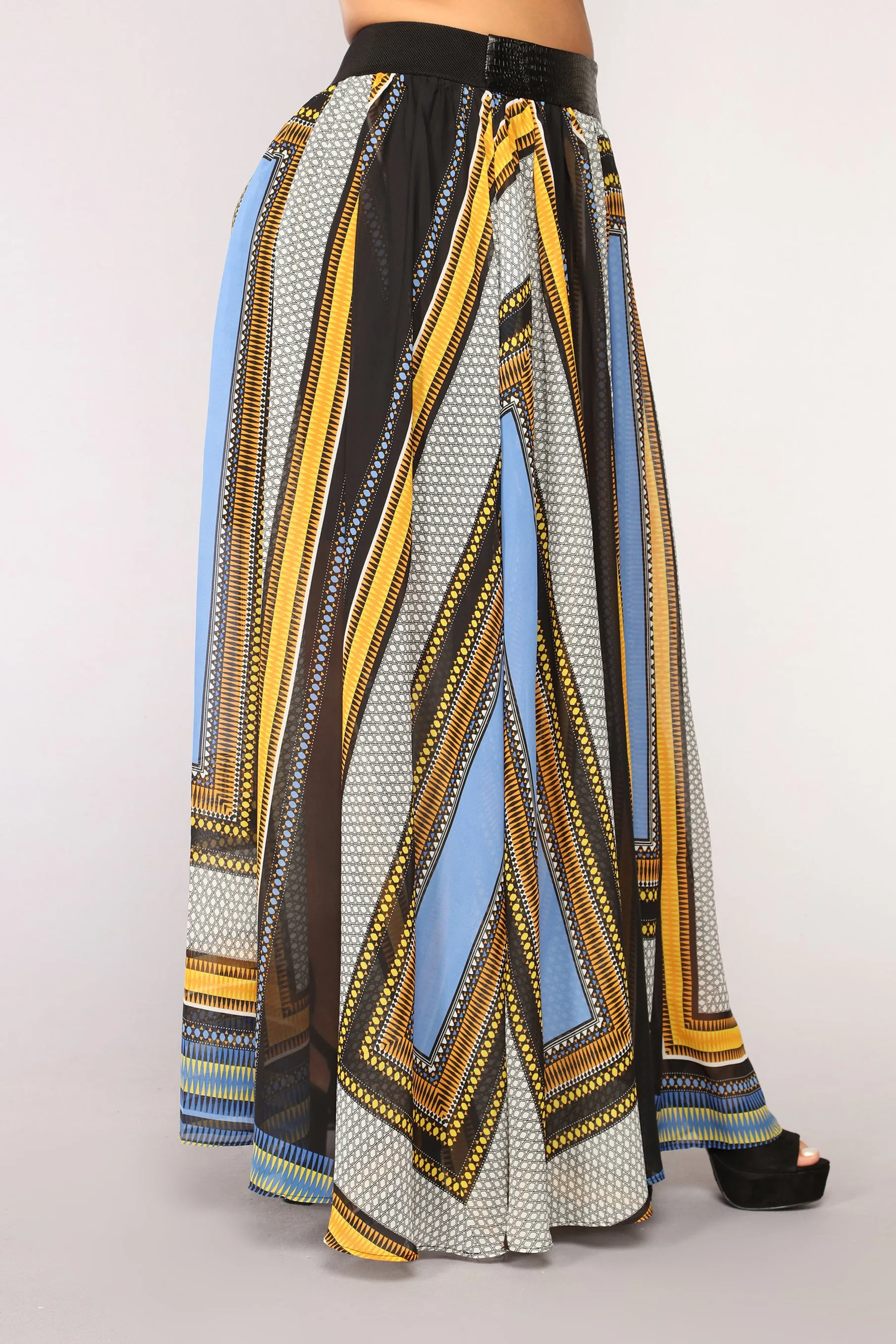 Adaline Maxi Skirt - Blue