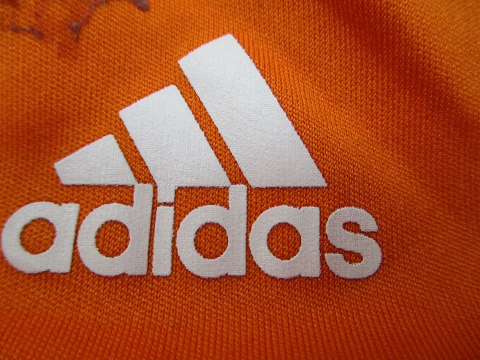 Adidas kids Boys Soocer Shot Graphics Sports T-Shirt Short Sleeves Orange Size S