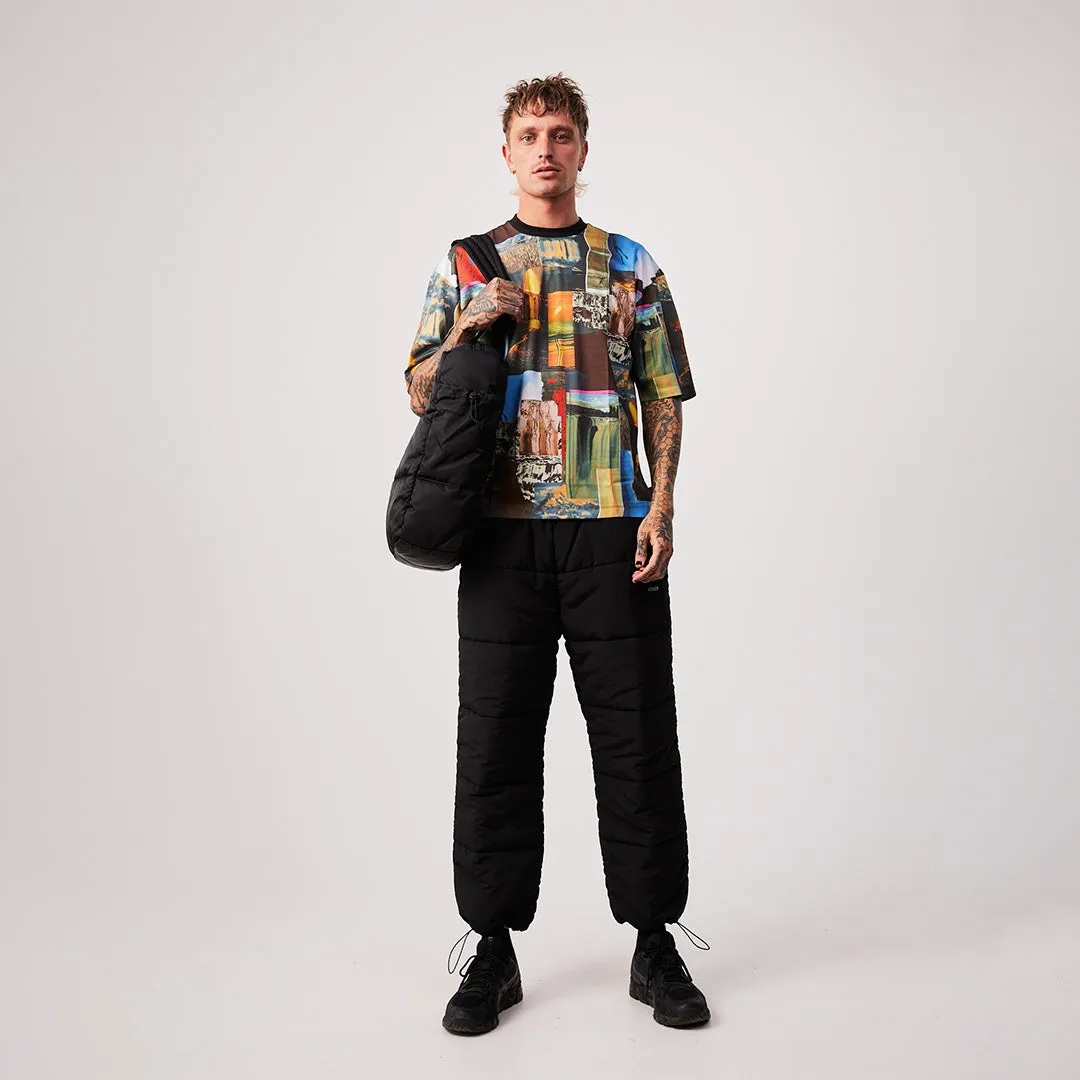 AFENDS Mens Boulevard - Oversized T-Shirt - Multi