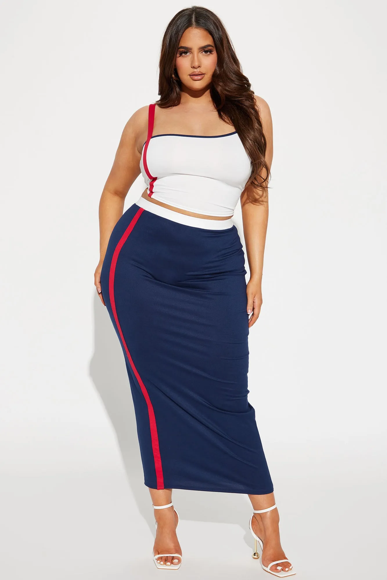 All American Skirt Set - Navy/combo