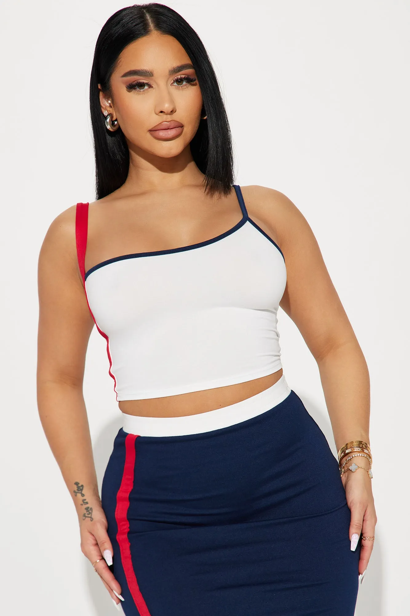 All American Skirt Set - Navy/combo