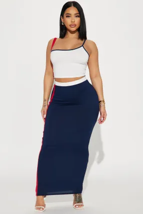 All American Skirt Set - Navy/combo