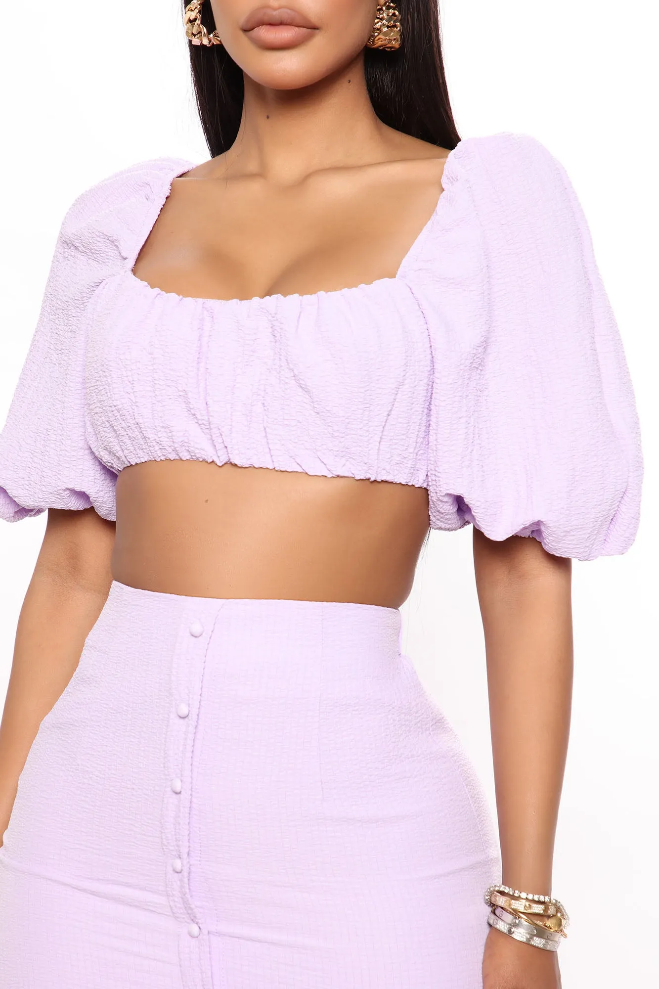 Always On My Mind Skirt Set - Lavender