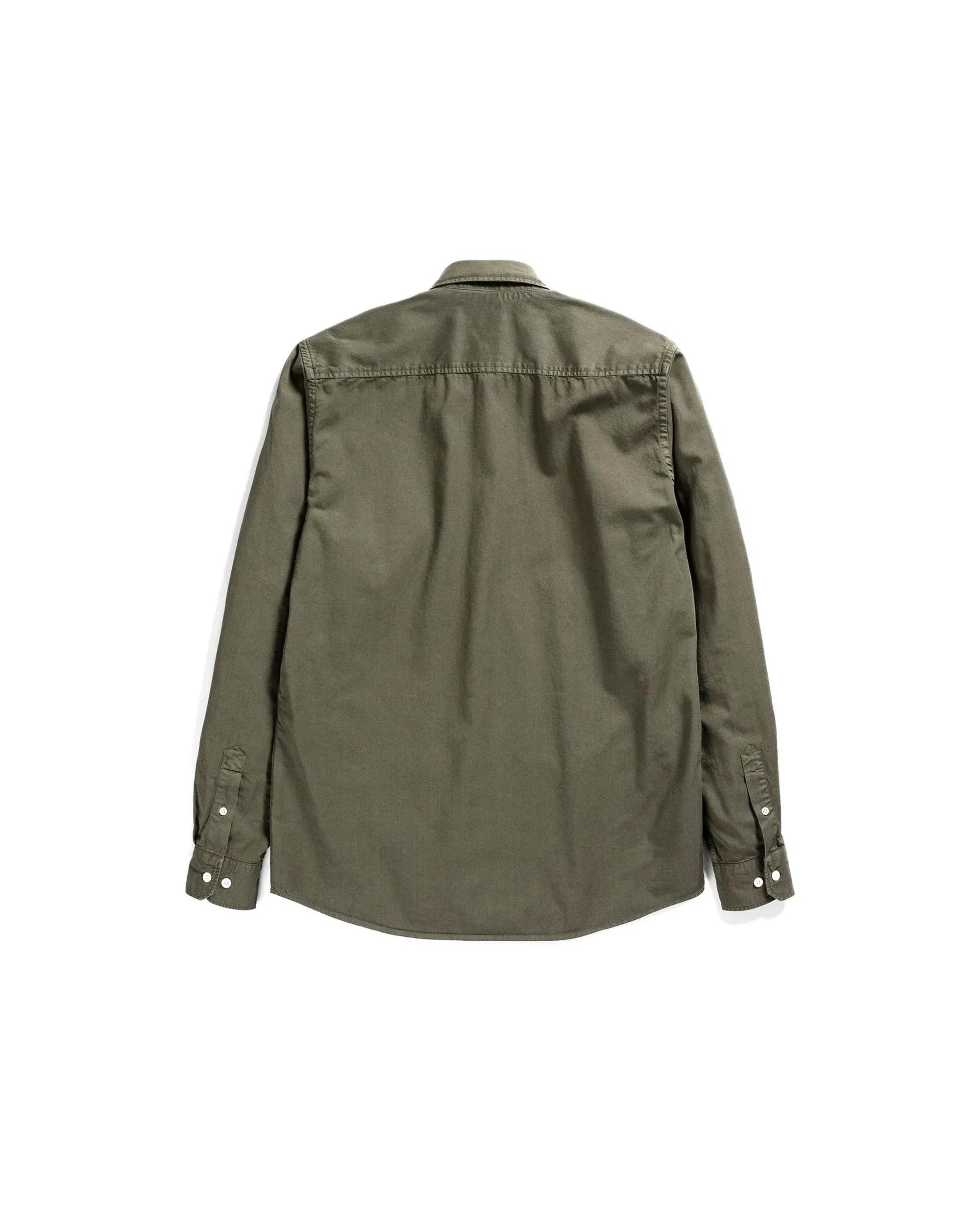 Anton Light Twill L/S Shirt - Beech Green