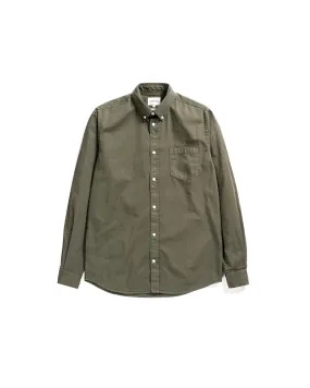 Anton Light Twill L/S Shirt - Beech Green