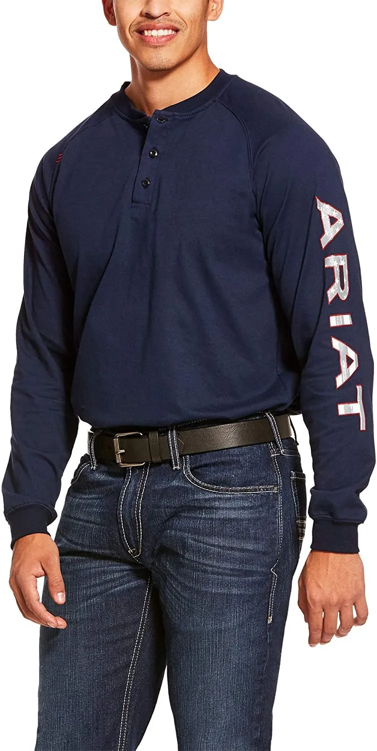 Ariat Men's FR Liberty Logo Long Sleeve Shirt