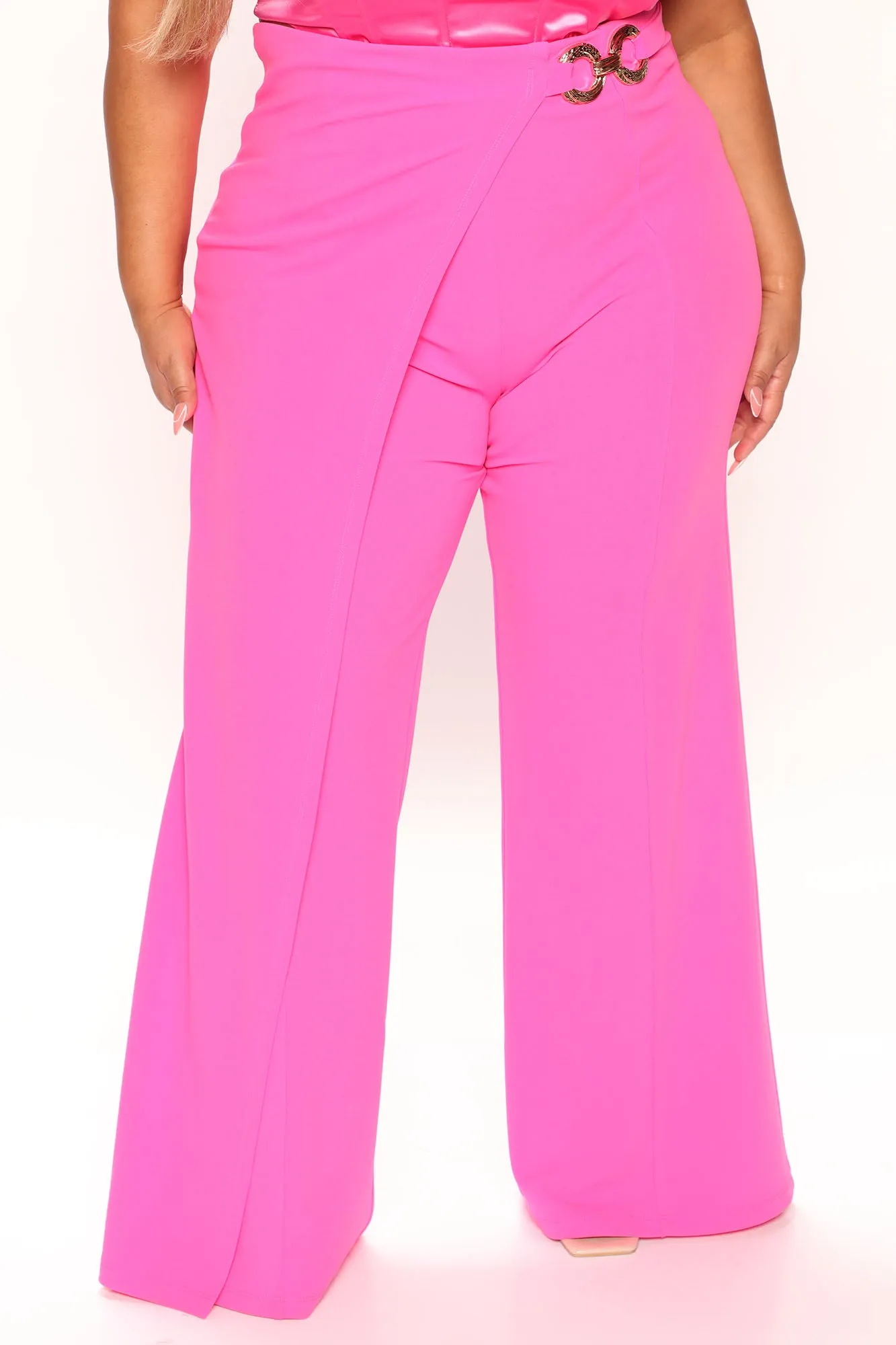 Aura Wide Leg Pant 33 - Pink