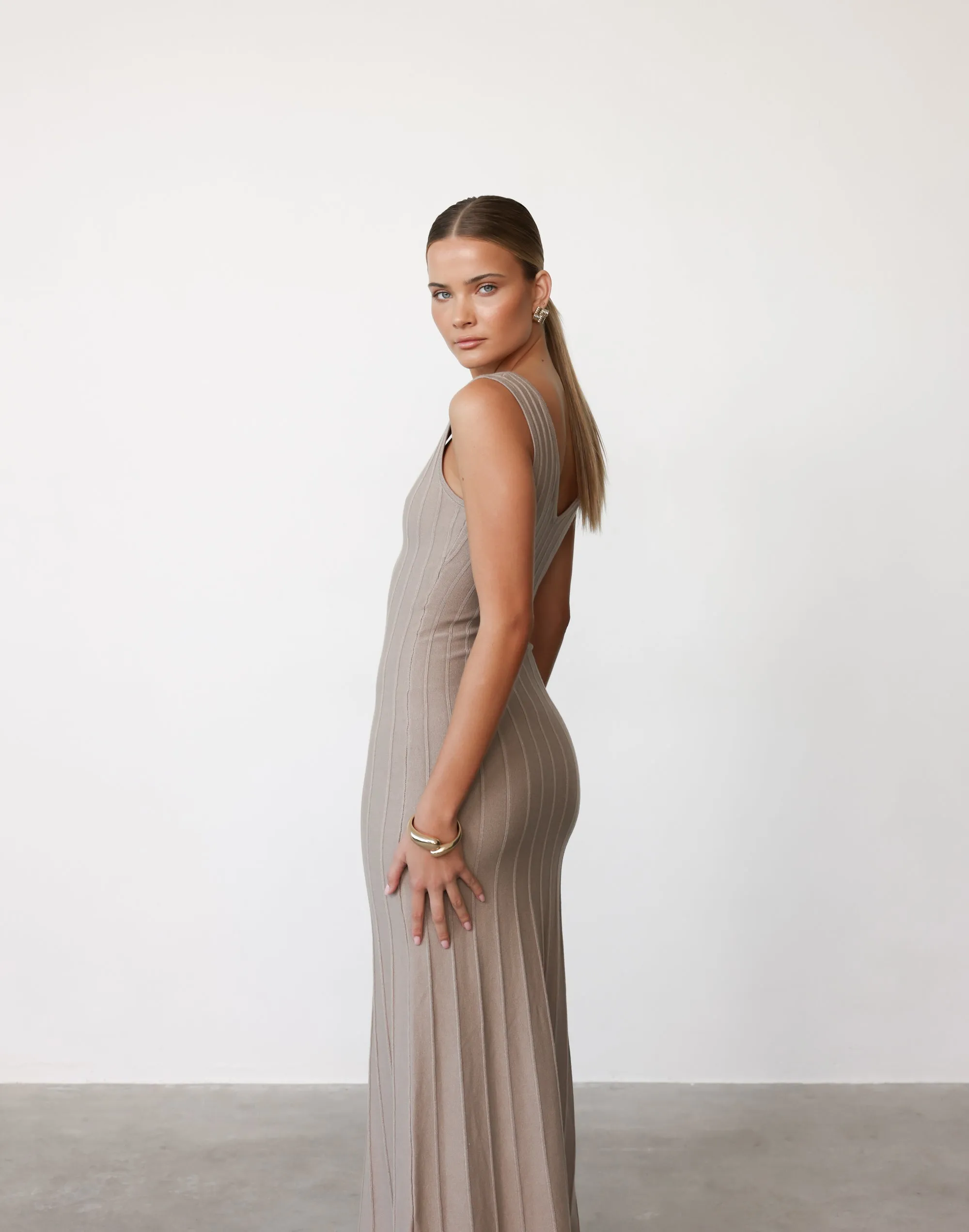 Aurelia Maxi Dress (Ash)