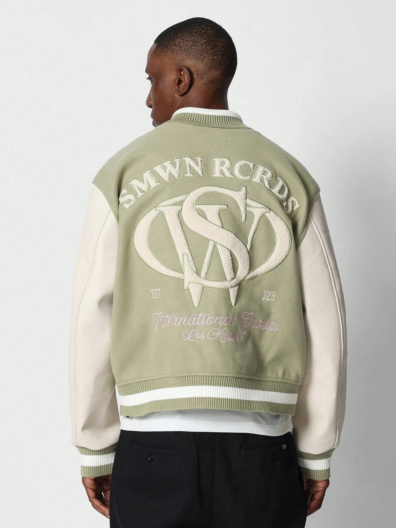 Badged Varsity Jacket