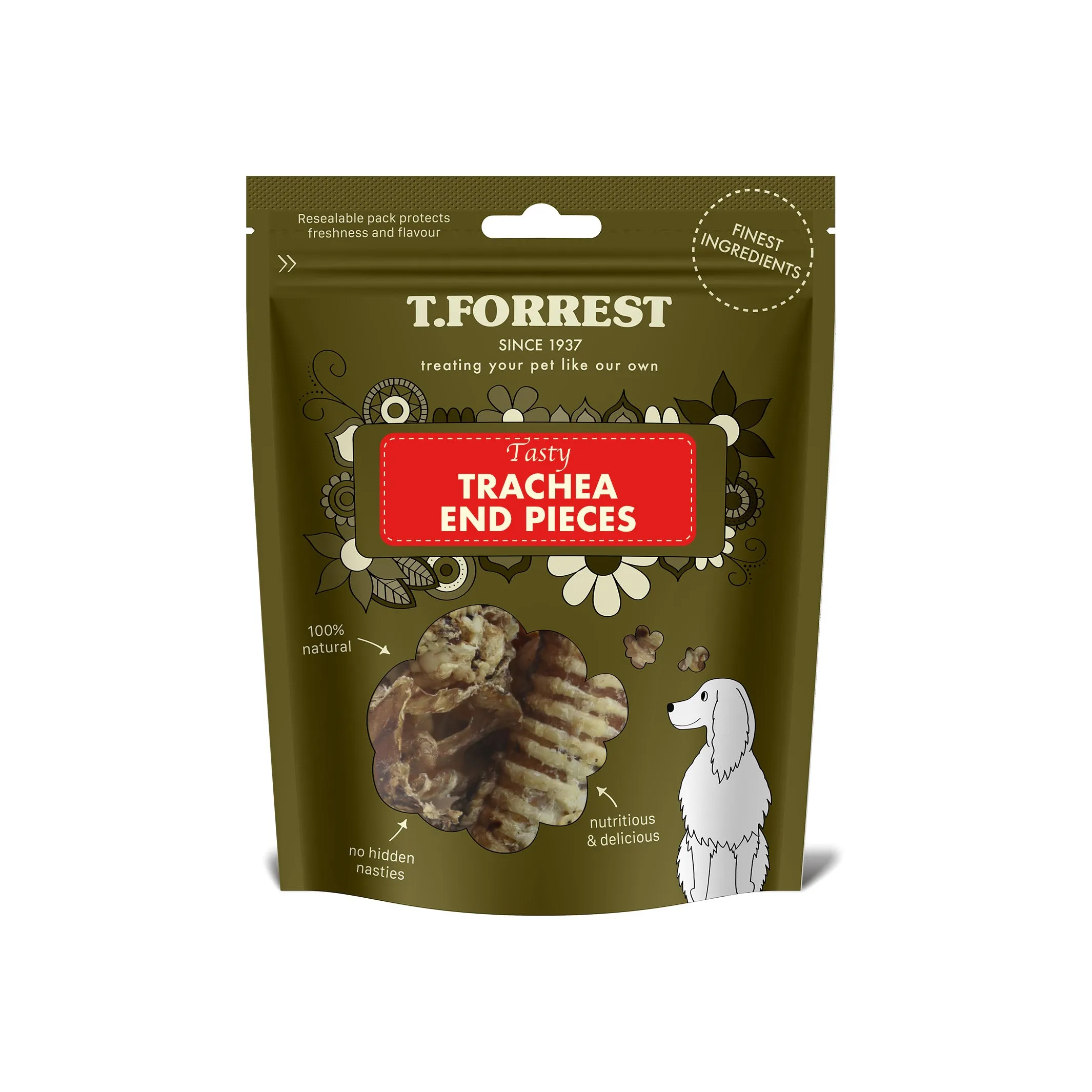 Beef Trachea Dog Treat Pieces