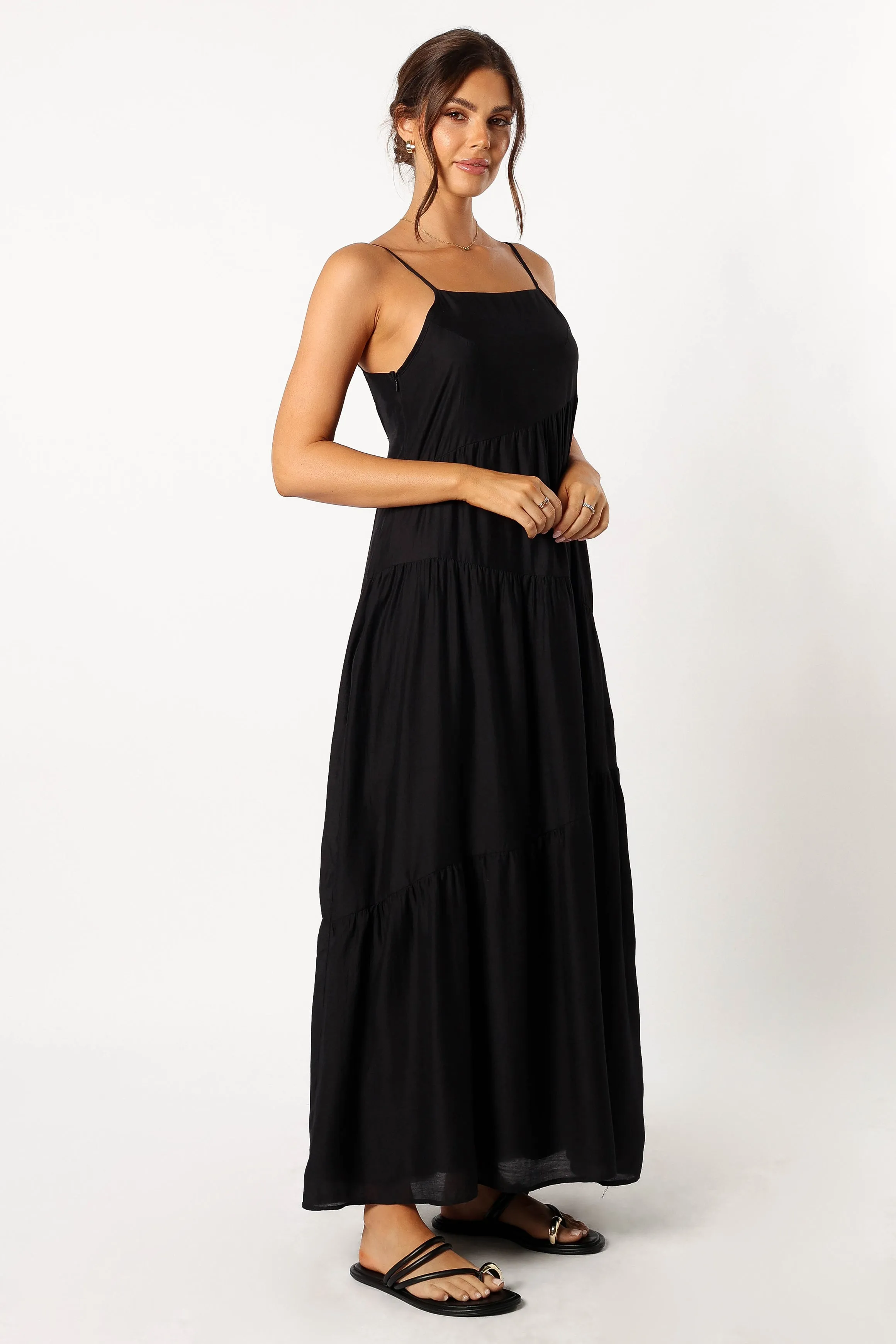 Bennie Midi Dress - Black