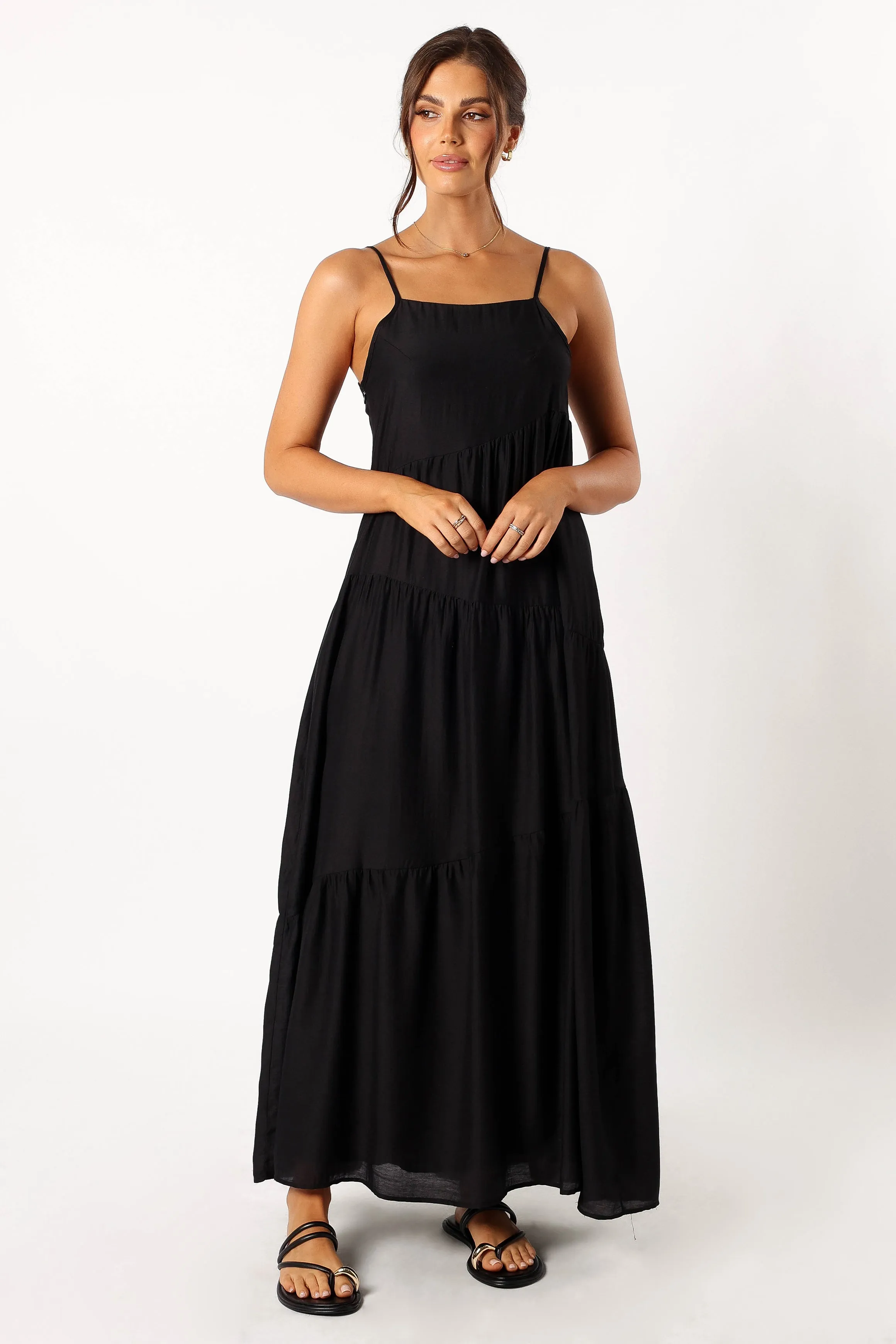 Bennie Midi Dress - Black