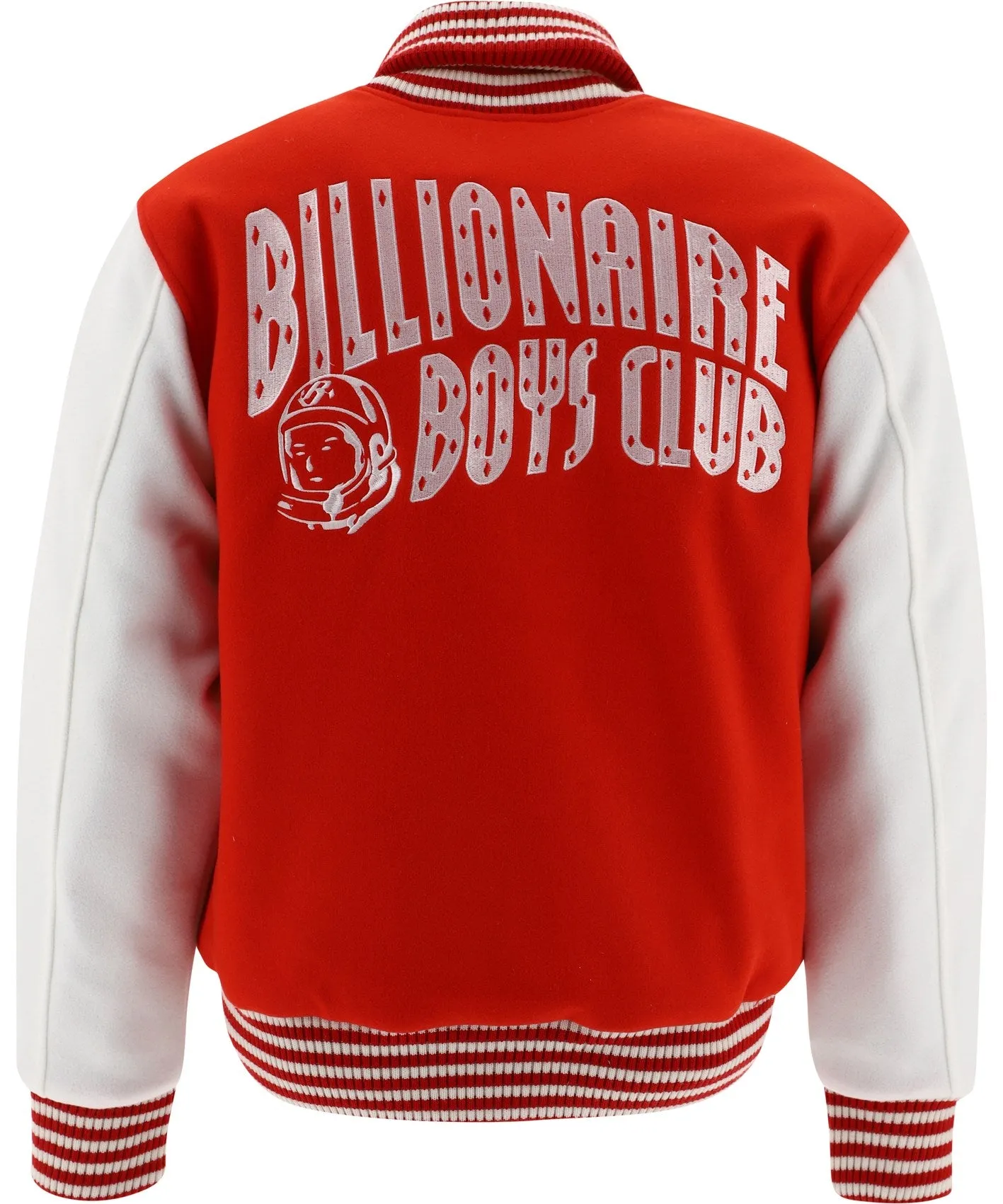 Billionaire Boys Club Arch Logo Print Varsity Bomber Jacket