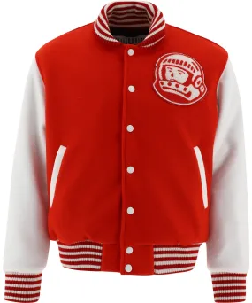 Billionaire Boys Club Arch Logo Print Varsity Bomber Jacket