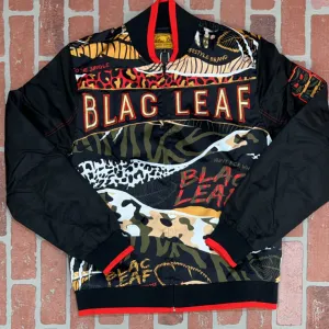 Blac Leaf - Satin Panther AOP Bomber Jacket