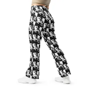 Black & White Cowboy Flare Leggings