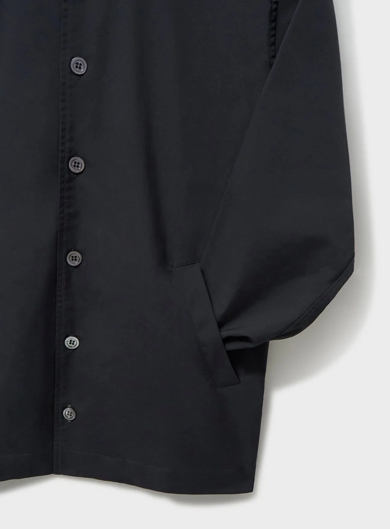 Black Neem Bomber Sorona Rain Jacket