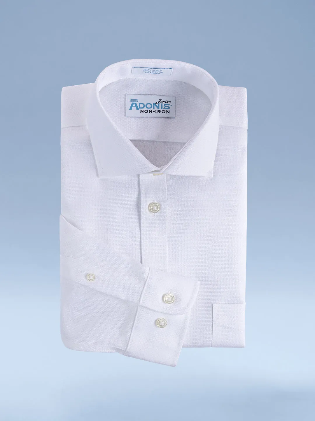 Boys Classic Fit Non Iron Cotton "Original Pattern" Dress Shirt