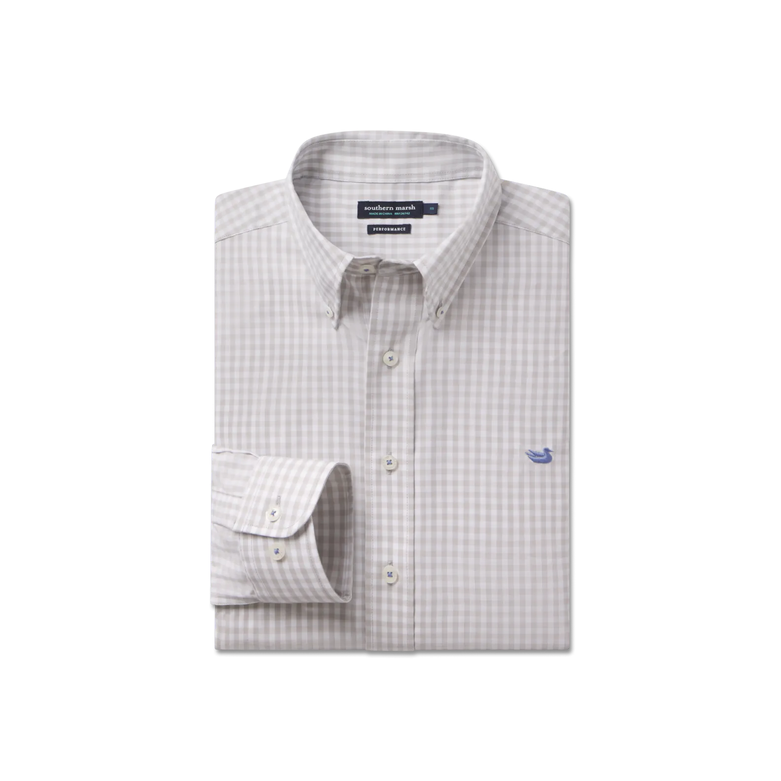 Brentwood Gingham Performance Dress Shirt