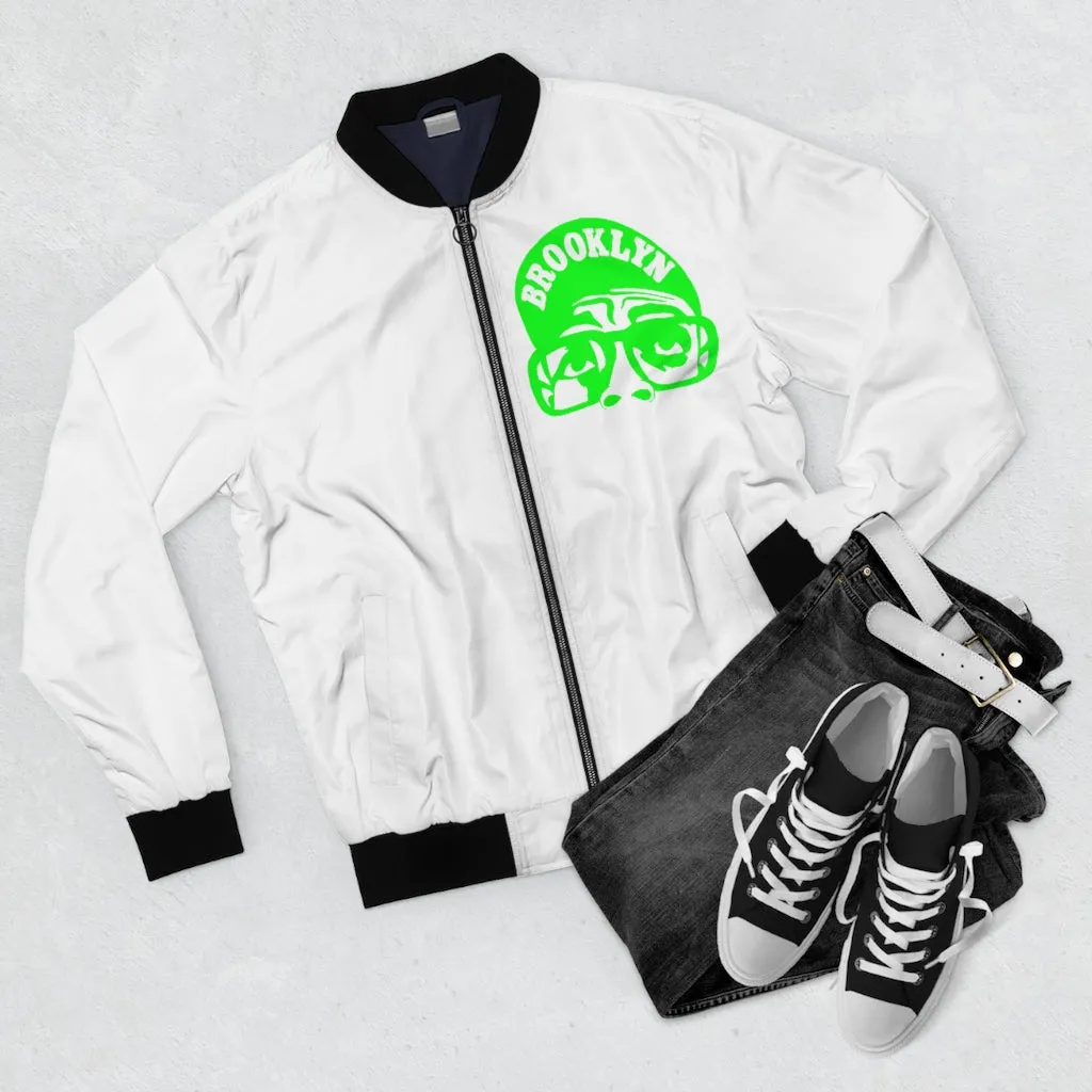 Brooklyn Lime Green Bomber Jacket