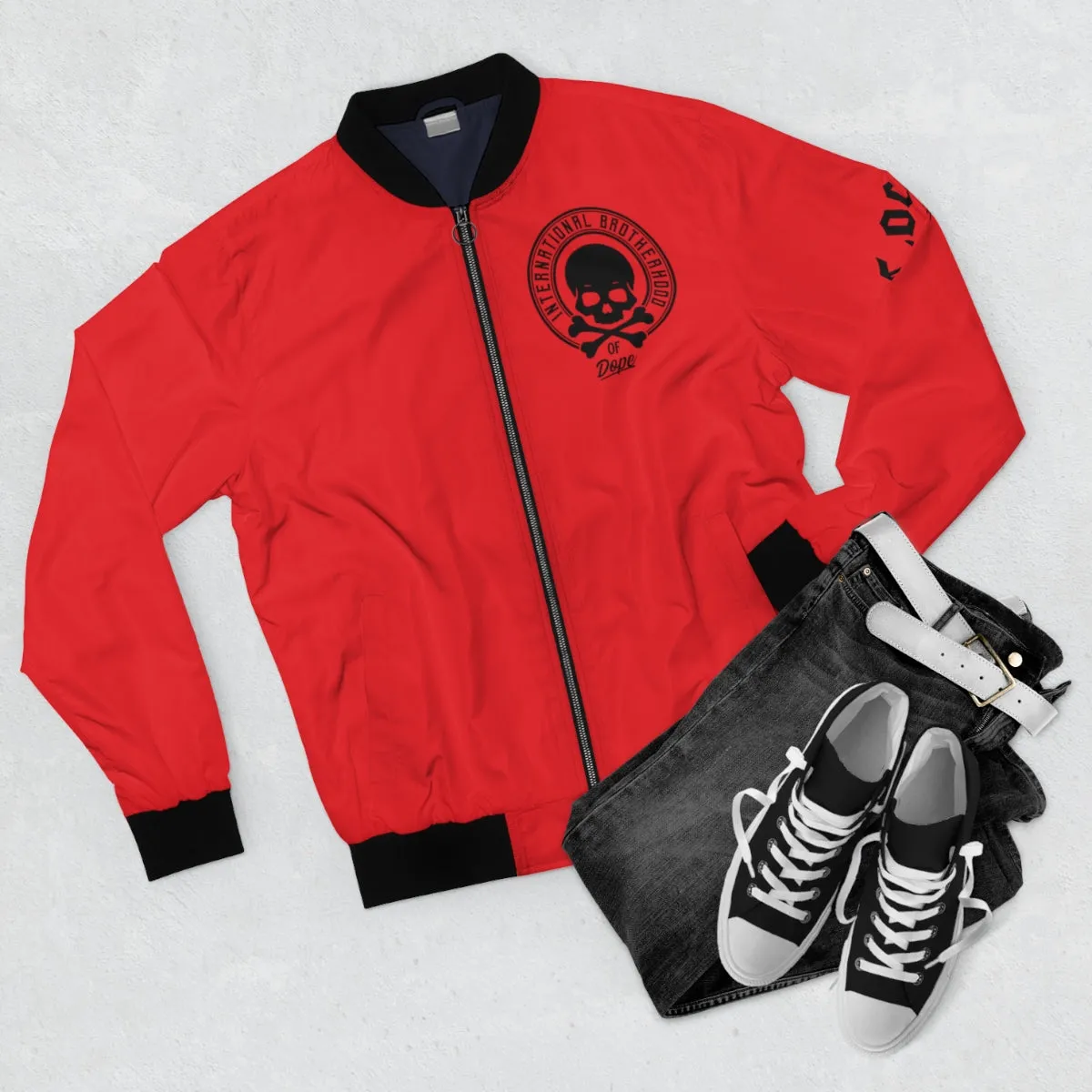 BROTHERHOOD BOMBER JACKET RED