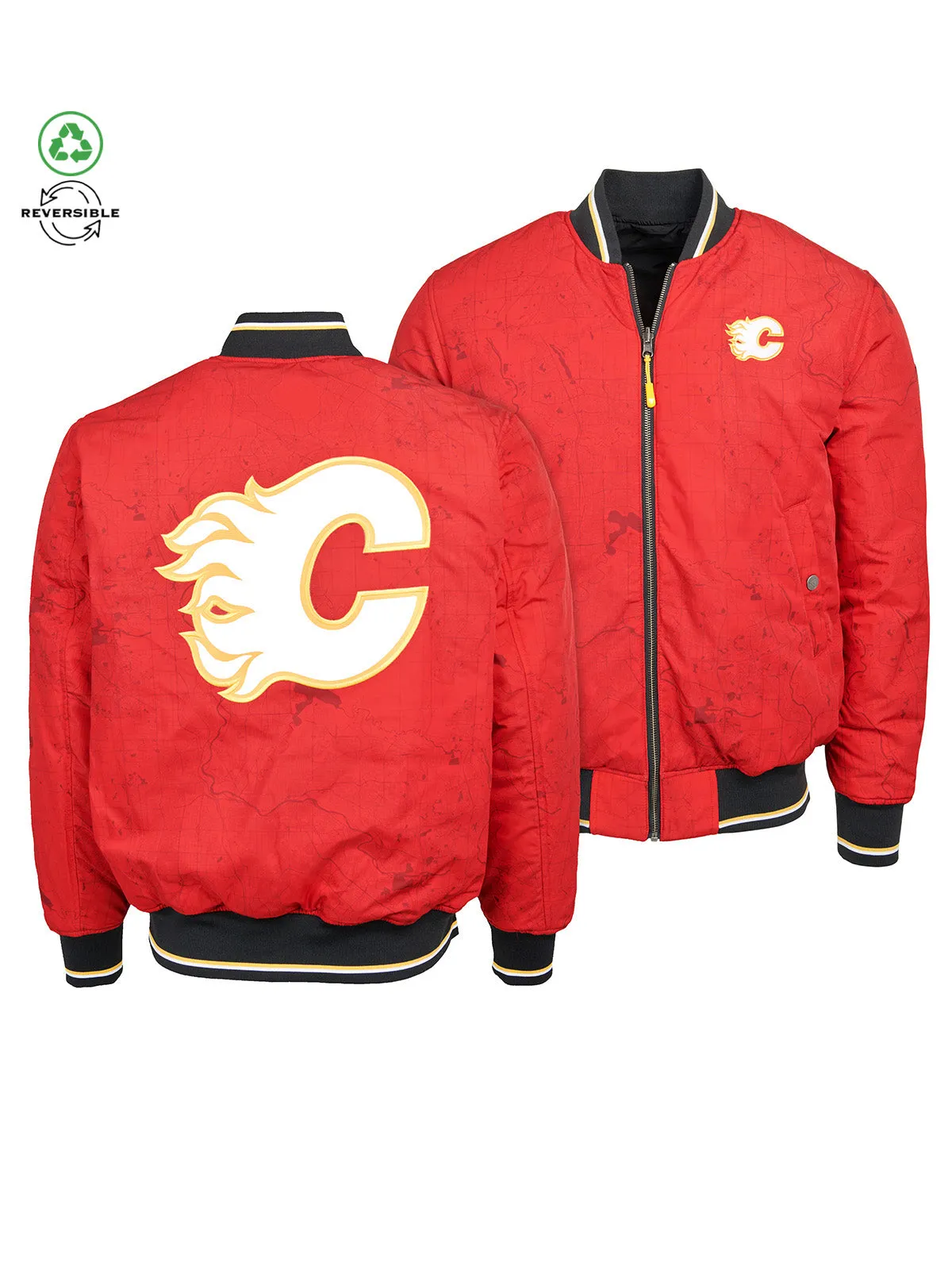 Calgary Flames Reversible Bomber