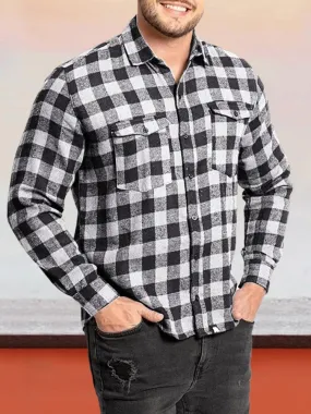 Casual Plaid Warm Flannelette Shirt