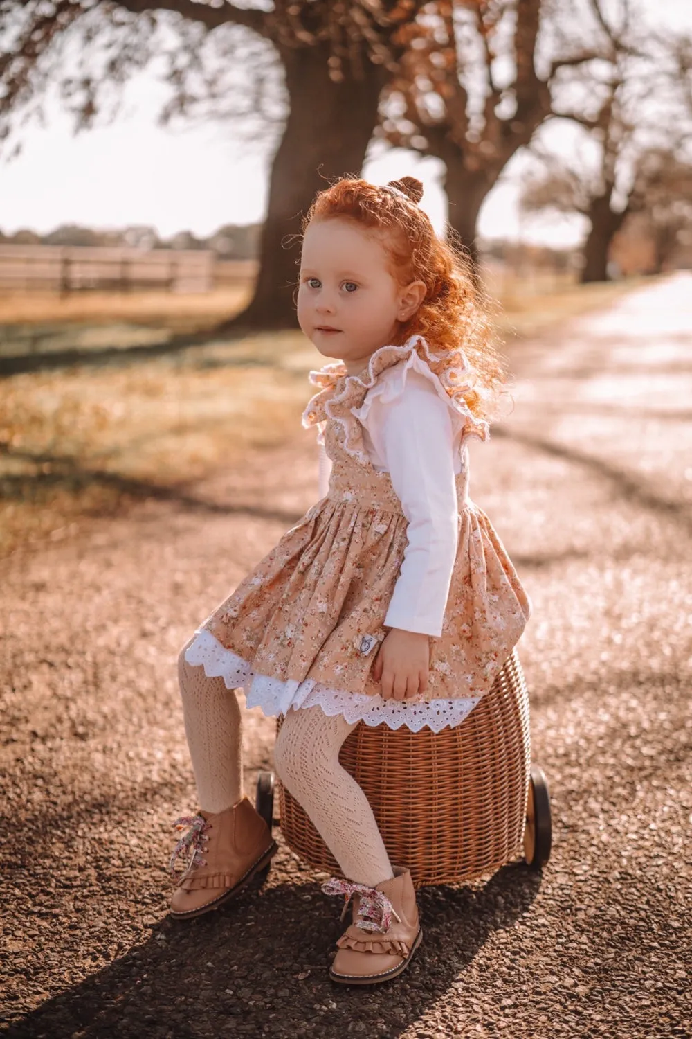 Charlotte Emma Dress | Bella in Apricot