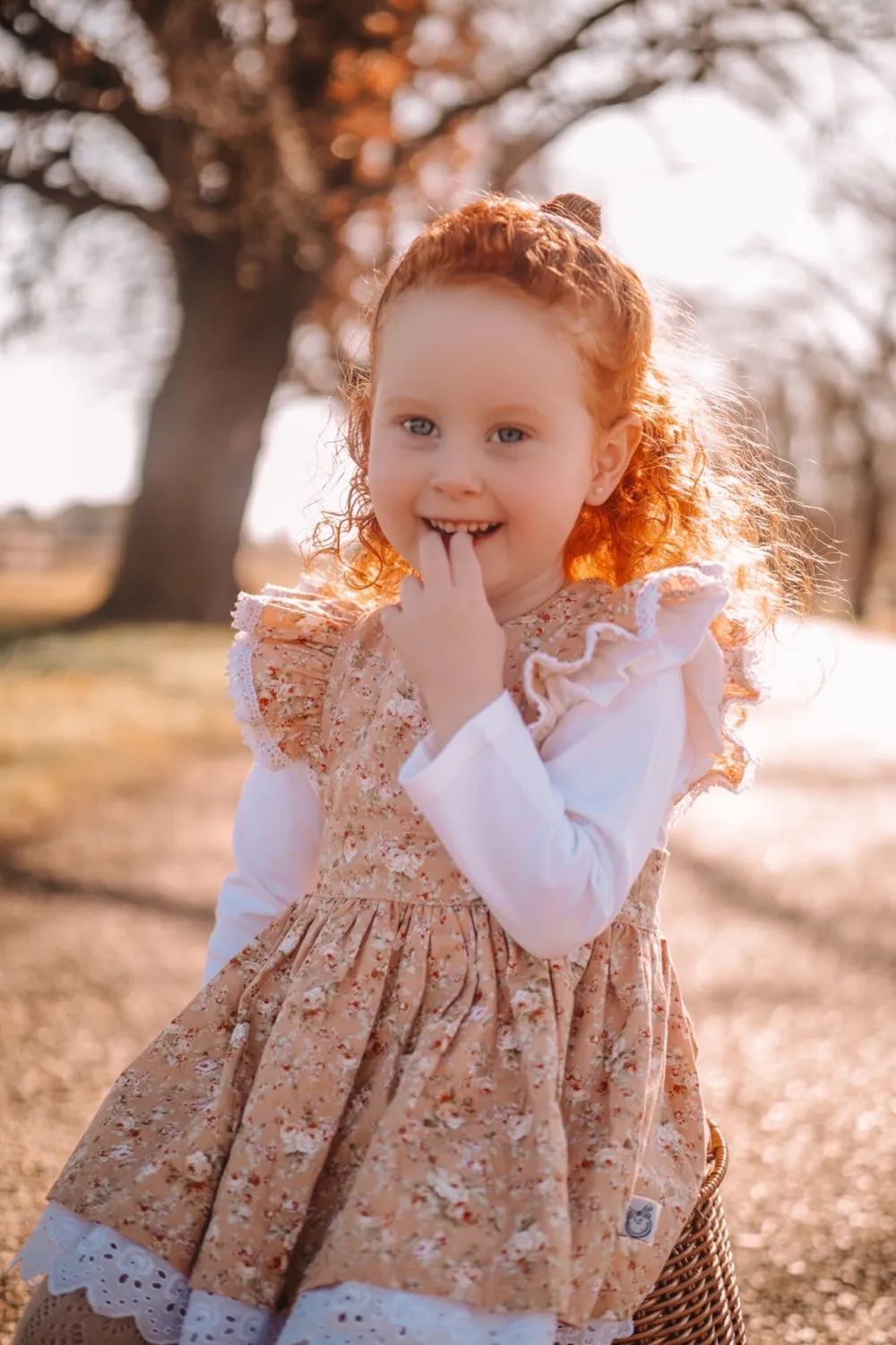 Charlotte Emma Dress | Bella in Apricot