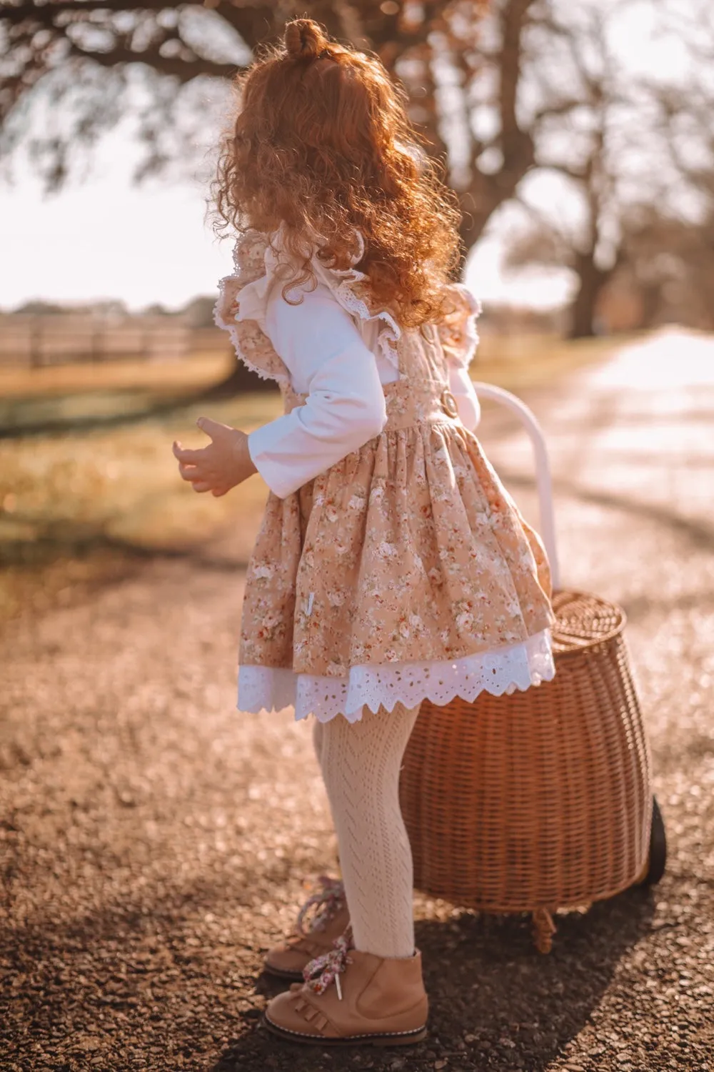 Charlotte Emma Dress | Bella in Apricot