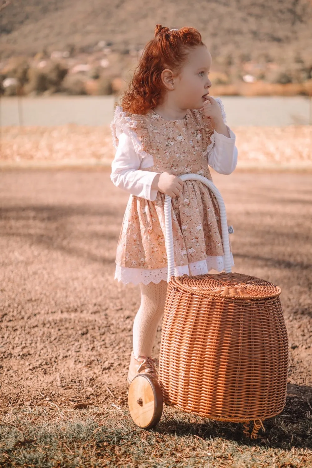 Charlotte Emma Dress | Bella in Apricot