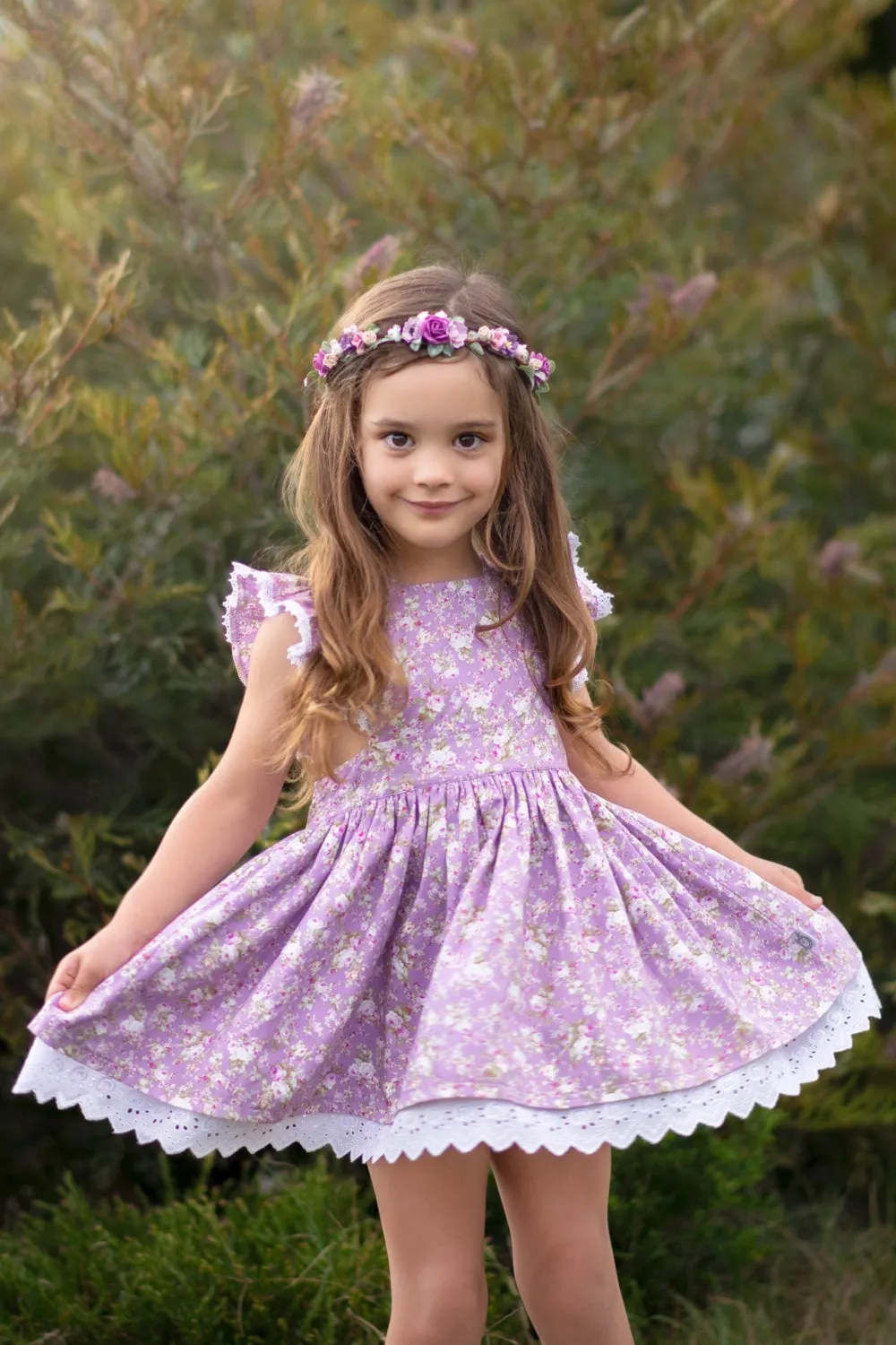 Charlotte Emma Dress - Bella in Lavender