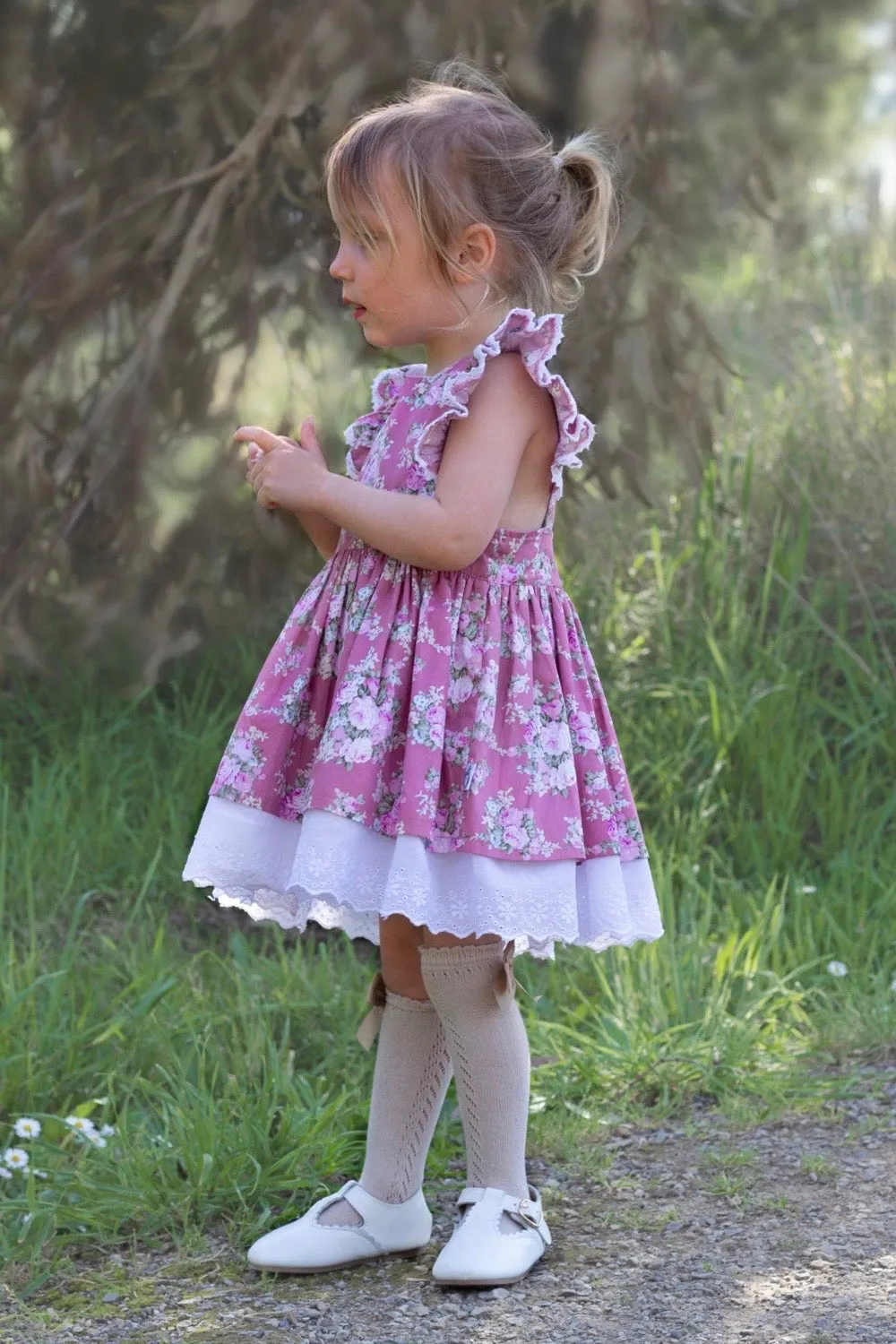 Charlotte Emma Dress - Lulu Pink