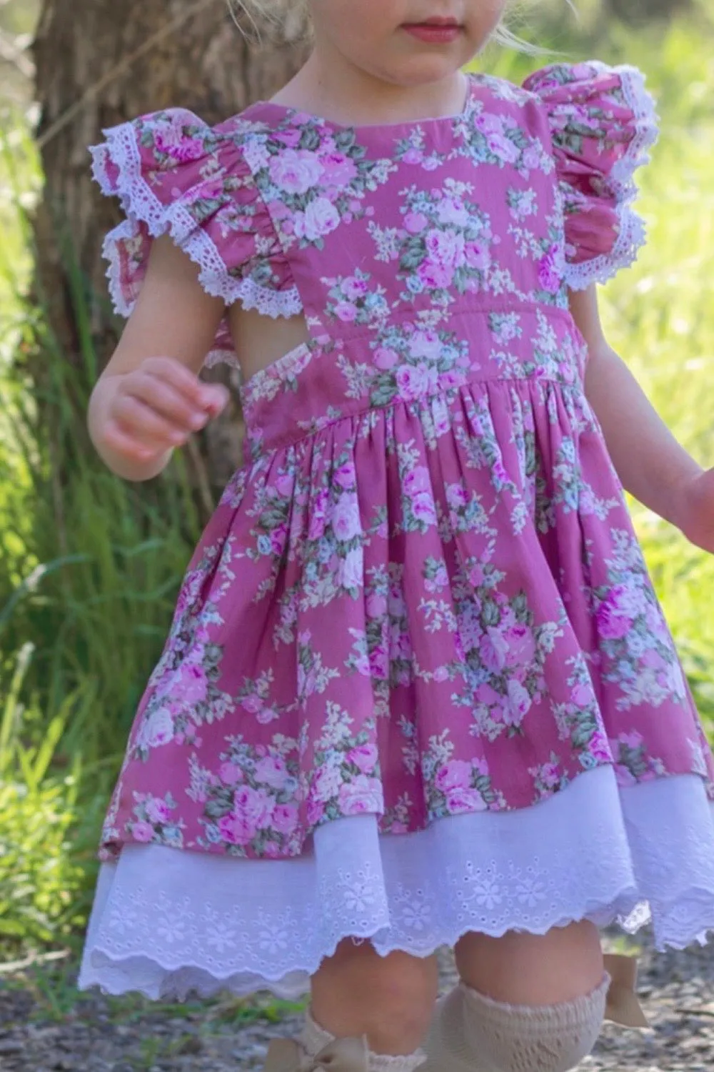 Charlotte Emma Dress - Lulu Pink