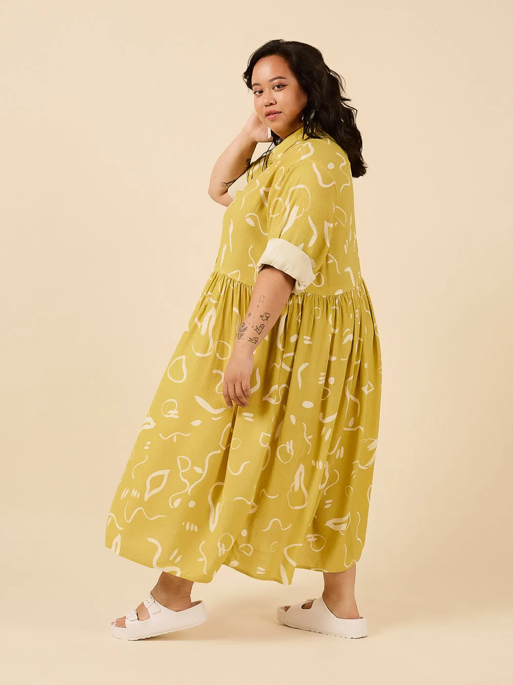 Closet Core Patterns - Jenna Button Up Shirt   Dress