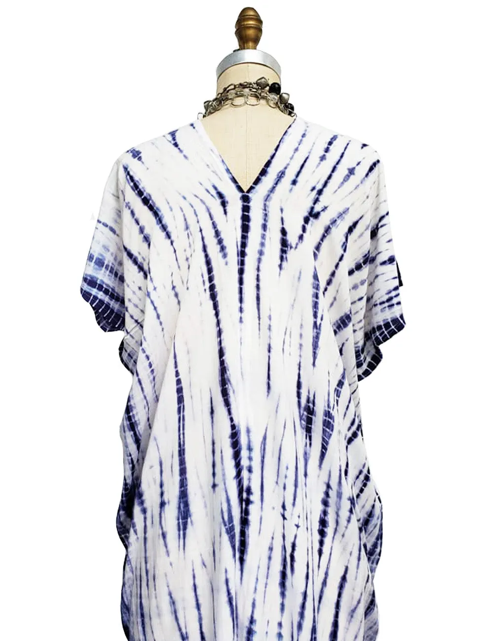 Cotton Shibori Maxi Dress