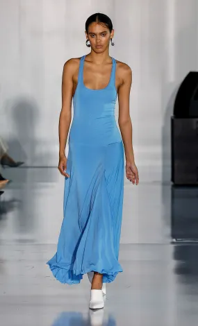 DELANY SINGLET MAXI DRESS - AZURE