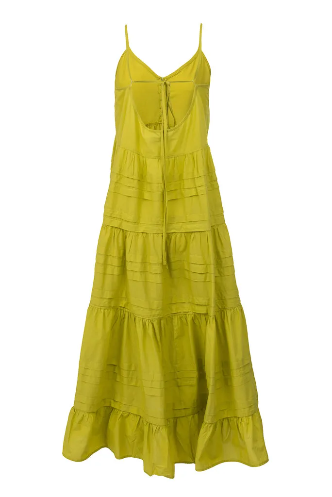 Devotion Twins Ftelia Maxi Dress in Celery