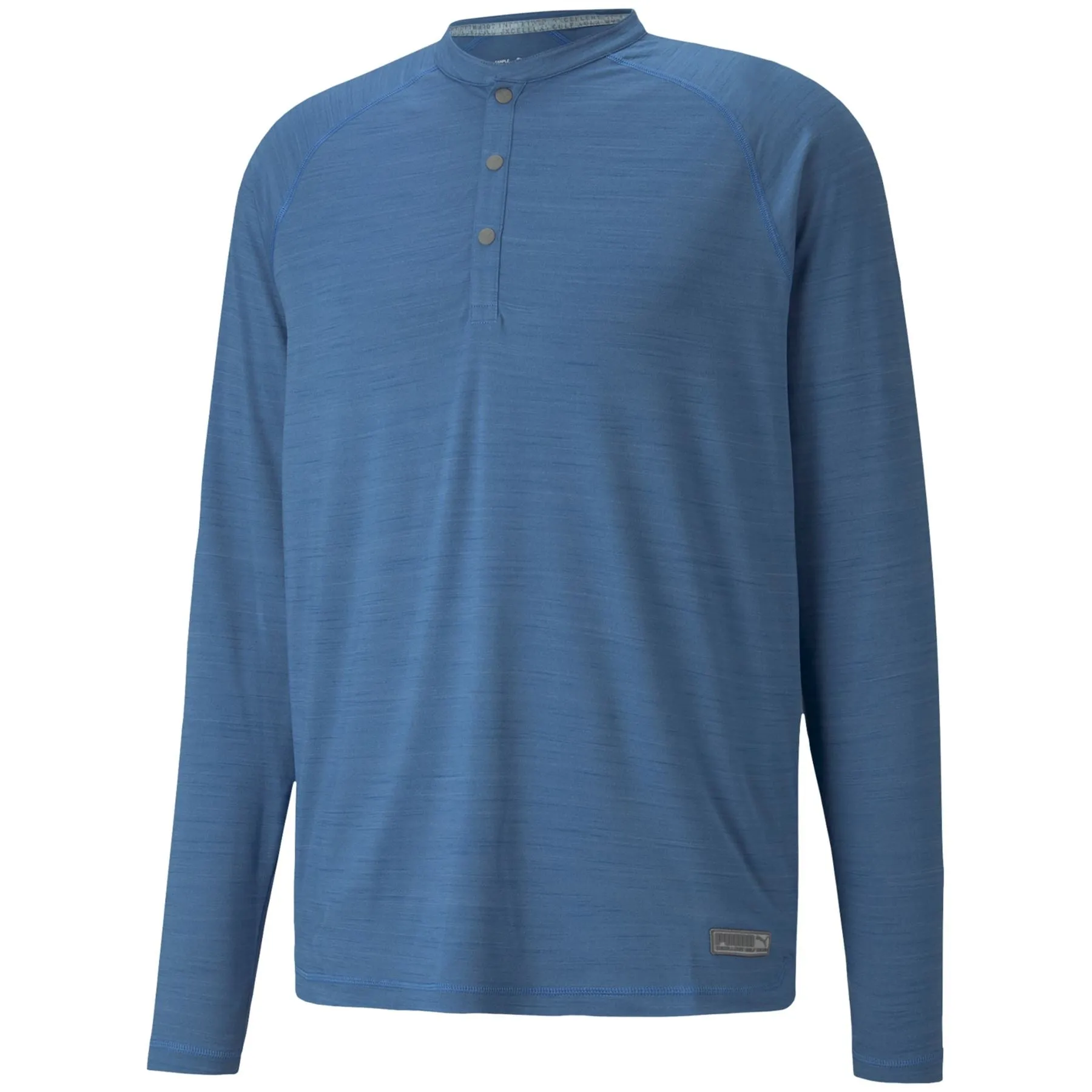 EGW Cloudspun LS Henley Federal Blue Heather - AW21