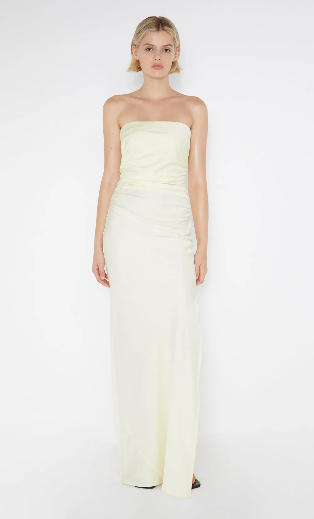 ETERNITY STRAPLESS MAXI  - ICE YELLOW