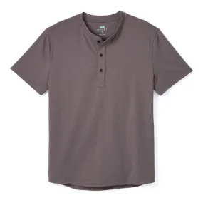 Everyday Henley Short Sleeve in Graphite