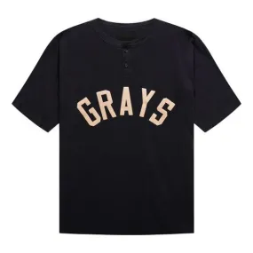 Fear of God Grays Henley 'Vintage Black' T-Shirt, black