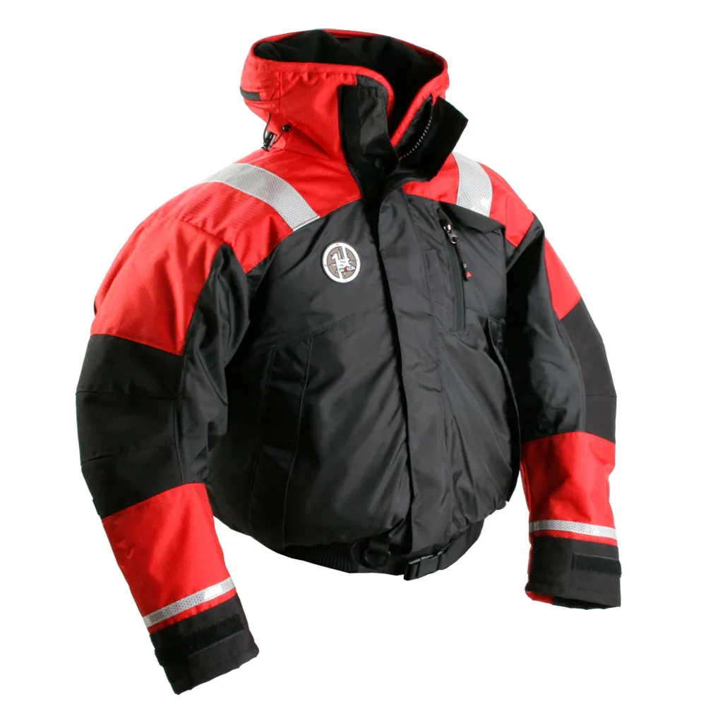 First Watch AB-1100 Flotation Bomber Jacket - Red/Black - 3XL [AB-1100-RB-3XL]