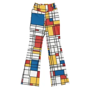 Flare leggings / Piet Mondrian / AI created / Outfit for festival