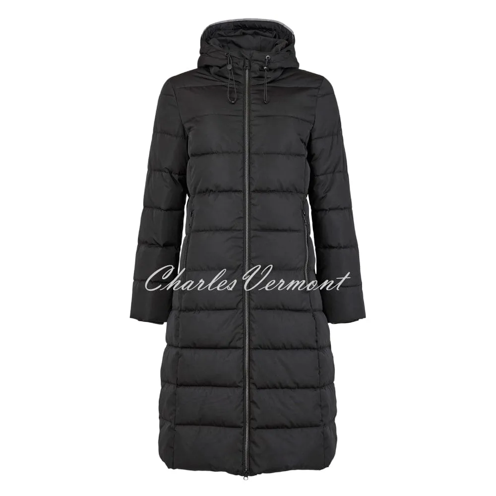 Frandsen Longline Padded Coat - Style 711-357-90 (Black)