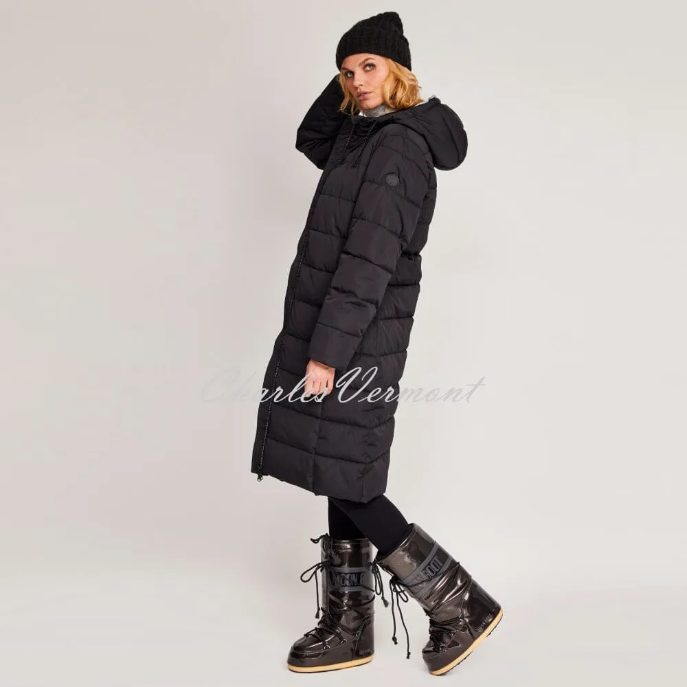 Frandsen Longline Padded Coat - Style 711-357-90 (Black)