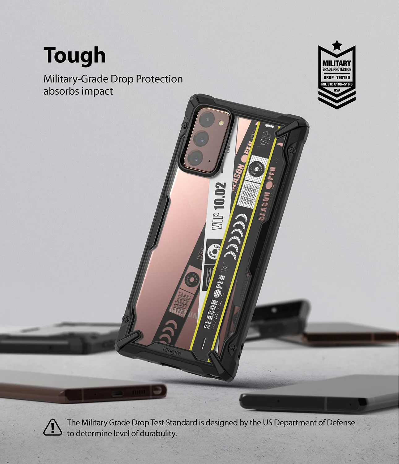 Galaxy Note 20 Case | Fusion-X Design - Ticket Band