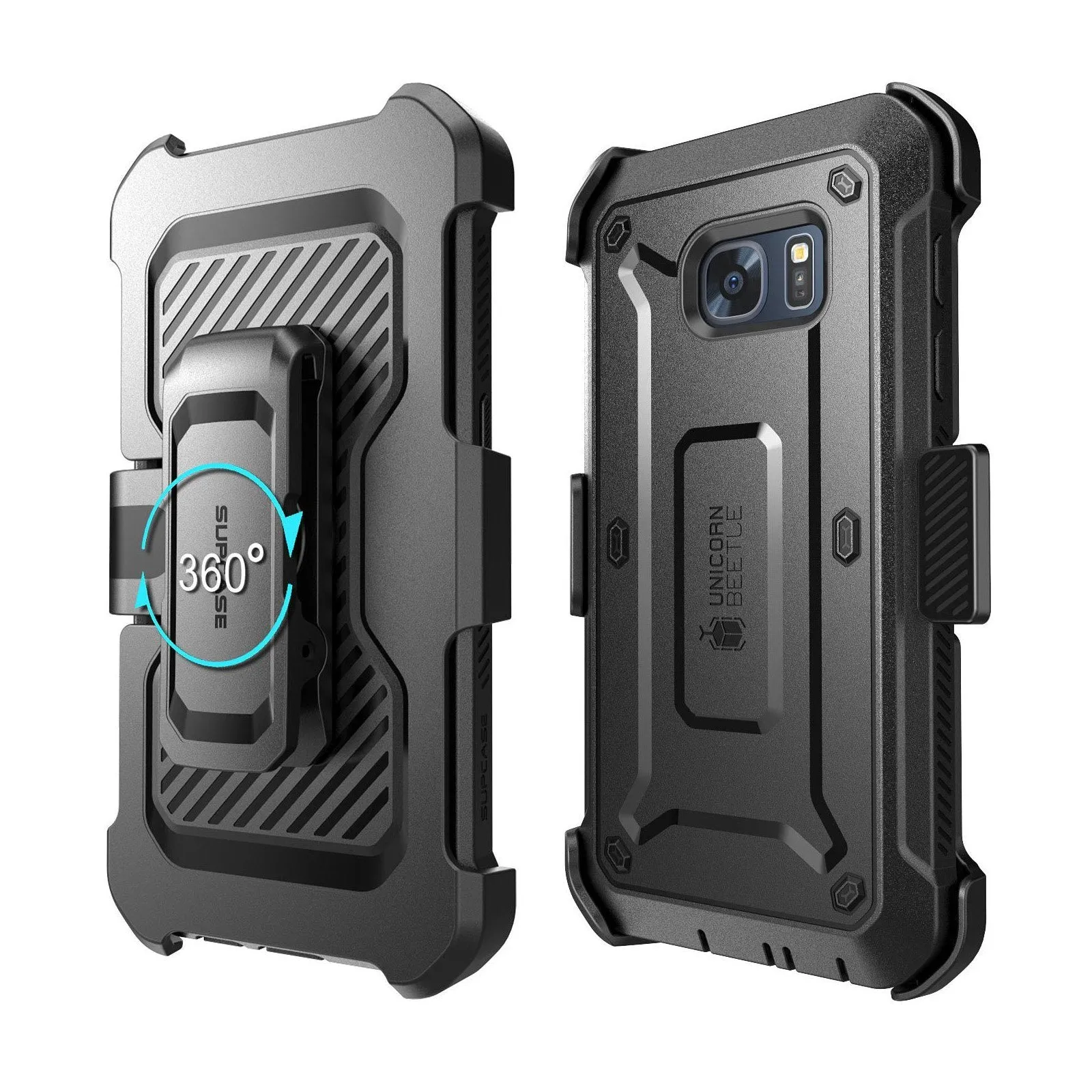 Galaxy S7 Unicorn Beetle Pro Full Body Rugged Holster Case-Black