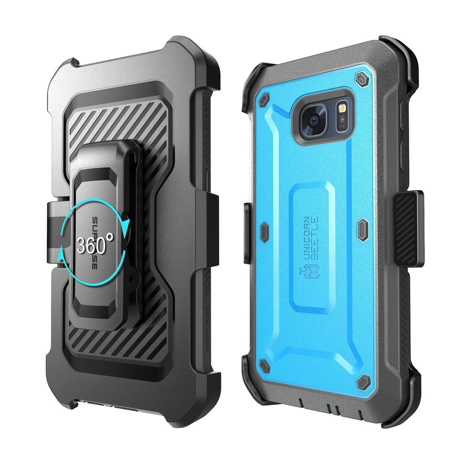 Galaxy S7 Unicorn Beetle Pro Full Body Rugged Holster Case-Blue